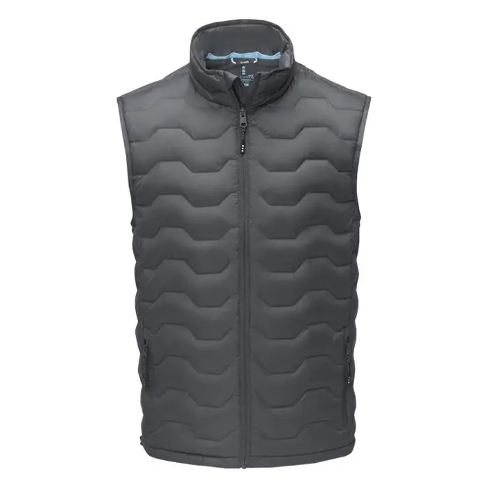 Chaleco aislante de material reciclado GRS para hombre Tejido Dull cire de poliéster 380T con repelente al agua y acabado a prueba de golpes. Nyl - Vopo miniatura 4