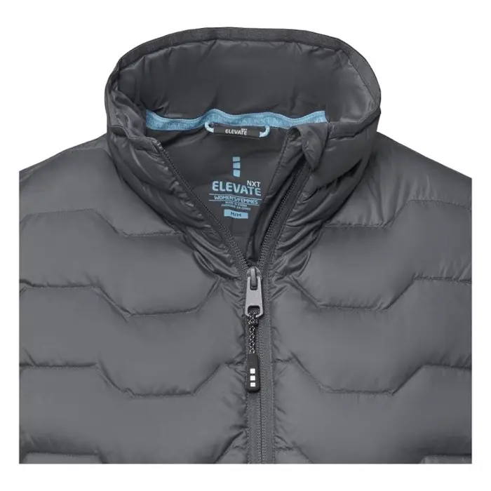 Chaleco aislante de material reciclado GRS para mujer Tejido Dull cire de poliéster 380T con acabado repelente al agua Nylon reciclado con certi - Jixu miniatura 5