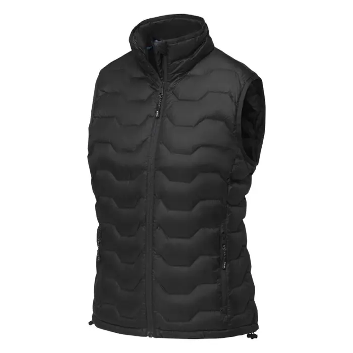 Chaleco aislante de material reciclado GRS para mujer Tejido Dull cire de poliéster 380T con acabado repelente al agua Nylon reciclado con certi - Jixu miniatura 1