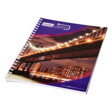 Cuaderno con espiral A5 con cubierta impresa 70% Papel, 30% Cartón - Doka