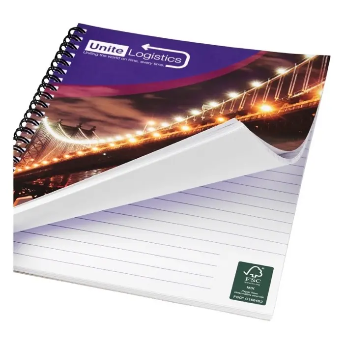 Cuaderno con espiral A4 con cubierta trasera impresa Papel Cartón - Magu miniatura 4