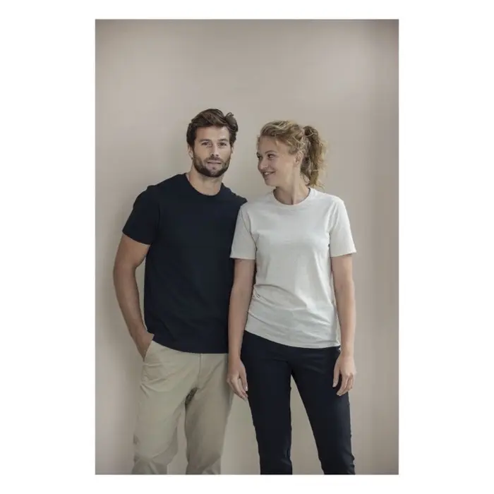 Camiseta unisex de manga corta con material reciclado Aware™ Punto de jersey sencillo 50% Algodón reciclado, 50% Poliéster reciclado, 160 g/m2 - Foqu miniatura 6