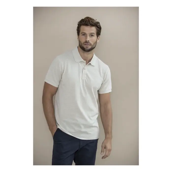 Polo de manga corta unisex con material reciclado Aware™ Punto piqué 50% Algodón reciclado, 50% Poliéster reciclado, 200 g/m2 - Bimo miniatura 3