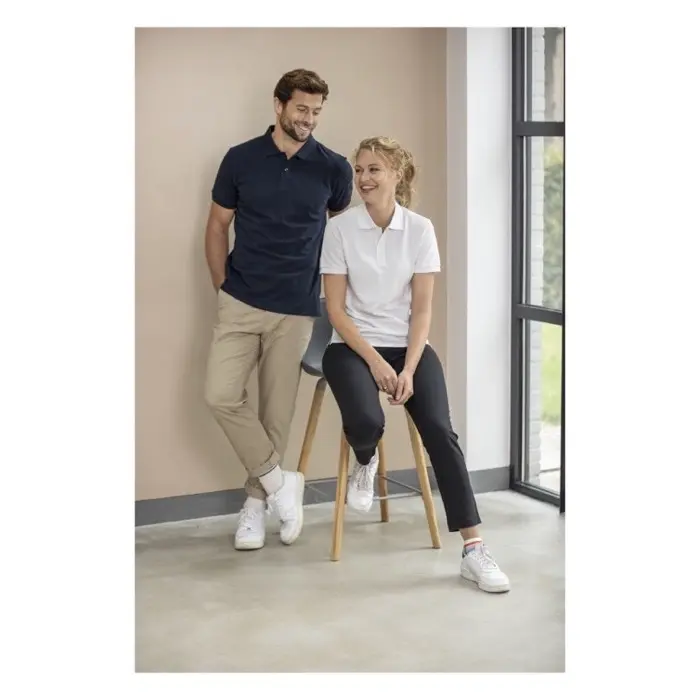 Polo de manga corta unisex con material reciclado Aware™ Punto piqué 50% Algodón reciclado, 50% Poliéster reciclado, 200 g/m2 - Bimo miniatura 6