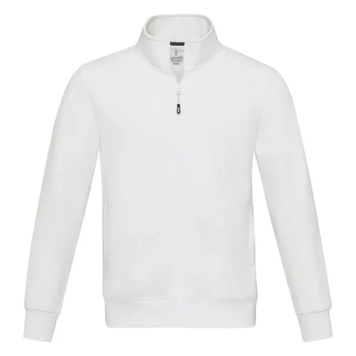 Sudadera unisex con cremallera completa de material reciclado  Aware™ Punto 50% Algodón reciclado, 50% Poliéster reciclado, 320 g/m2 - Goje miniatura 4