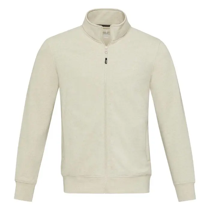 Sudadera unisex con cremallera completa de material reciclado  Aware™ Punto 50% Algodón reciclado, 50% Poliéster reciclado, 320 g/m2 - Goje miniatura 4