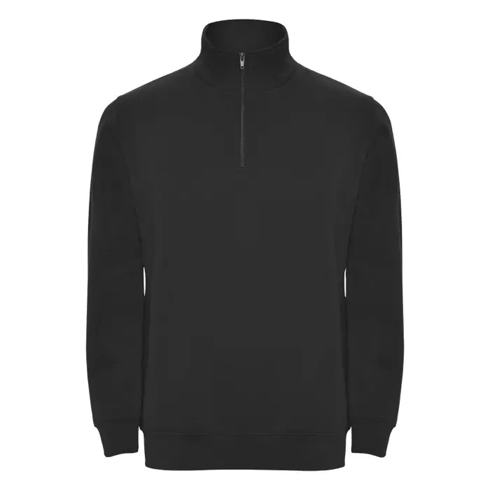 Sudadera con media cremallera Punto 50% Algodón, 50% Poliéster, 280 g/m2 - Kubo miniatura 1