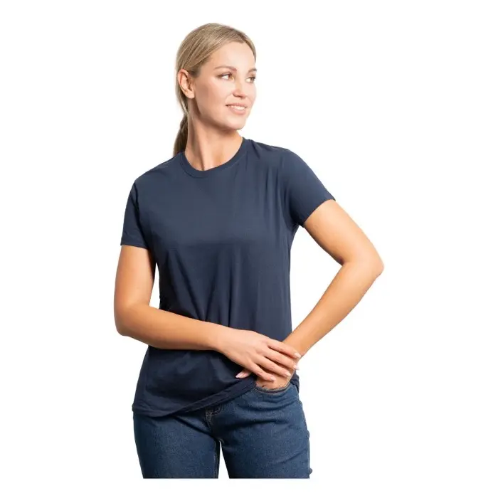 Camiseta unisex de manga corta Punto de jersey sencillo 100% Algodón, 150 g/m2 - Vaqe miniatura 4