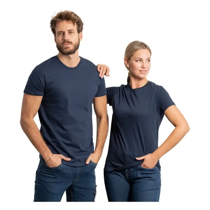 Camiseta unisex de manga corta Punto de jersey sencillo 100% Algodón, 150 g/m2 - Vaqe miniatura 3