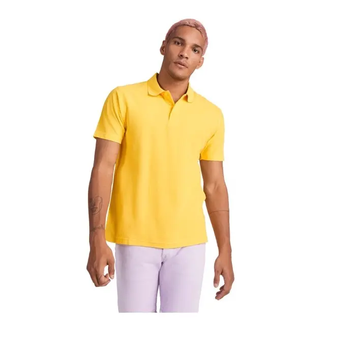 Polo unisex de manga corta Punto piqué 100% Algodón, 180 g/m2 - Yepu miniatura 2