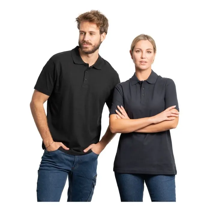 Polo unisex de manga corta Punto piqué 100% Algodón, 180 g/m2 - Yepu miniatura 3