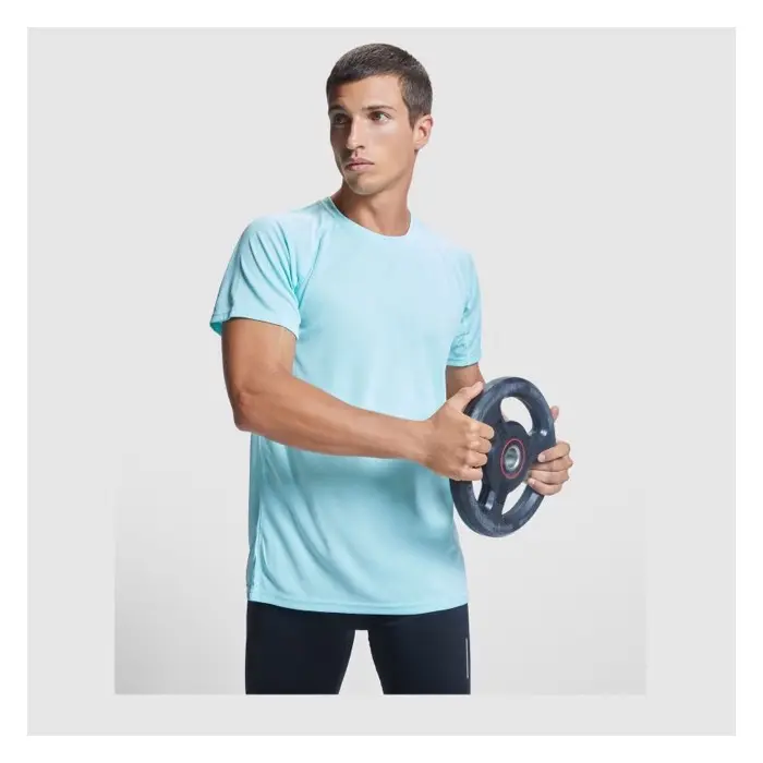 Camiseta deportiva de manga corta para hombre Punto entrelazado 100% Poliéster, 135 g/m2 - Tale miniatura 3