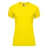 Camiseta deportiva de manga corta para mujer Punto entrelazado 100% Poliéster, 135 g/m2 - Yilo