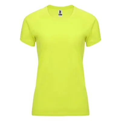 Camiseta deportiva de manga corta para mujer Punto entrelazado 100% Poliéster, 135 g/m2 - Yilo