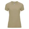 Camiseta deportiva de manga corta para mujer Punto entrelazado 100% Poliéster, 135 g/m2 - Yilo