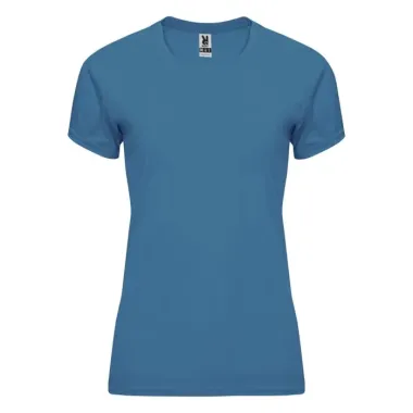 Camiseta deportiva de manga corta para mujer Punto entrelazado 100% Poliéster, 135 g/m2 - Yilo