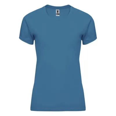 Camiseta deportiva de manga corta para mujer Punto entrelazado 100% Poliéster, 135 g/m2 - Yilo