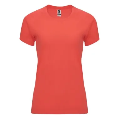 Camiseta deportiva de manga corta para mujer Punto entrelazado 100% Poliéster, 135 g/m2 - Yilo