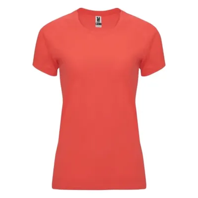 Camiseta deportiva de manga corta para mujer Punto entrelazado 100% Poliéster, 135 g/m2 - Yilo