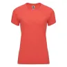 Camiseta deportiva de manga corta para mujer Punto entrelazado 100% Poliéster, 135 g/m2 - Yilo