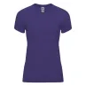 Camiseta deportiva de manga corta para mujer Punto entrelazado 100% Poliéster, 135 g/m2 - Yilo