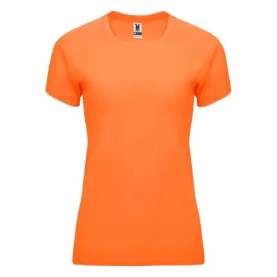 Camiseta deportiva de manga corta para mujer Punto entrelazado 100% Poliéster, 135 g/m2 - Yilo