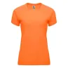 Camiseta deportiva de manga corta para mujer Punto entrelazado 100% Poliéster, 135 g/m2 - Yilo