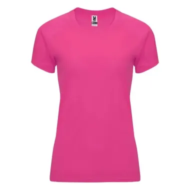 Camiseta deportiva de manga corta para mujer Punto entrelazado 100% Poliéster, 135 g/m2 - Yilo