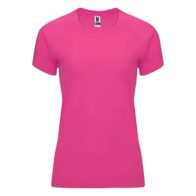 Camiseta deportiva de manga corta para mujer Punto entrelazado 100% Poliéster, 135 g/m2 - Yilo