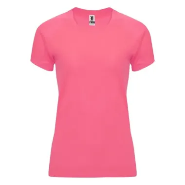 Camiseta deportiva de manga corta para mujer Punto entrelazado 100% Poliéster, 135 g/m2 - Yilo