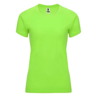 Camiseta deportiva de manga corta para mujer Punto entrelazado 100% Poliéster, 135 g/m2 - Yilo