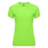 Camiseta deportiva de manga corta para mujer Punto entrelazado 100% Poliéster, 135 g/m2 - Yilo