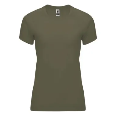 Camiseta deportiva de manga corta para mujer Punto entrelazado 100% Poliéster, 135 g/m2 - Yilo