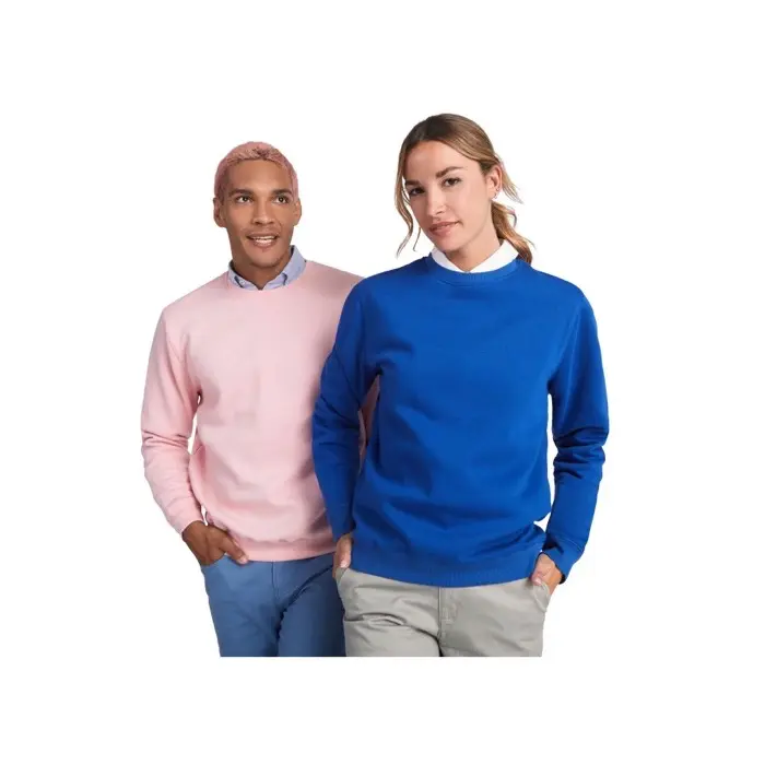 Sudadera de cuello redondo unisex algodón orgánico Punto 57% Algodón orgánico, 8% Algodón, 21% Poliéster reciclado, 14% Poliéster, 300 g/m2 - Loge miniatura 2