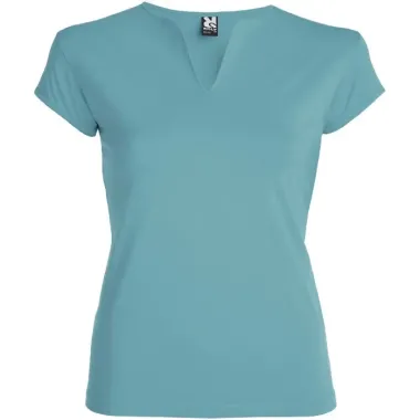 Camiseta de manga corta para mujer Punto de jersey sencillo 94% Algodón, 6% Elastano, 200 g/m2 - Eddi