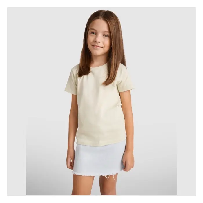 Camiseta de manga corta infantil algodón orgánico Punto de jersey sencillo 85% Algodón orgánico, 15% Viscosa, 175 g/m2 - Xalu miniatura 2