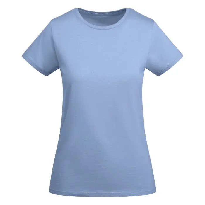 Camiseta de manga corta para mujer algodón orgánico Punto de jersey sencillo 100% Algodón orgánico, 175 g/m2 - Meke miniatura 1