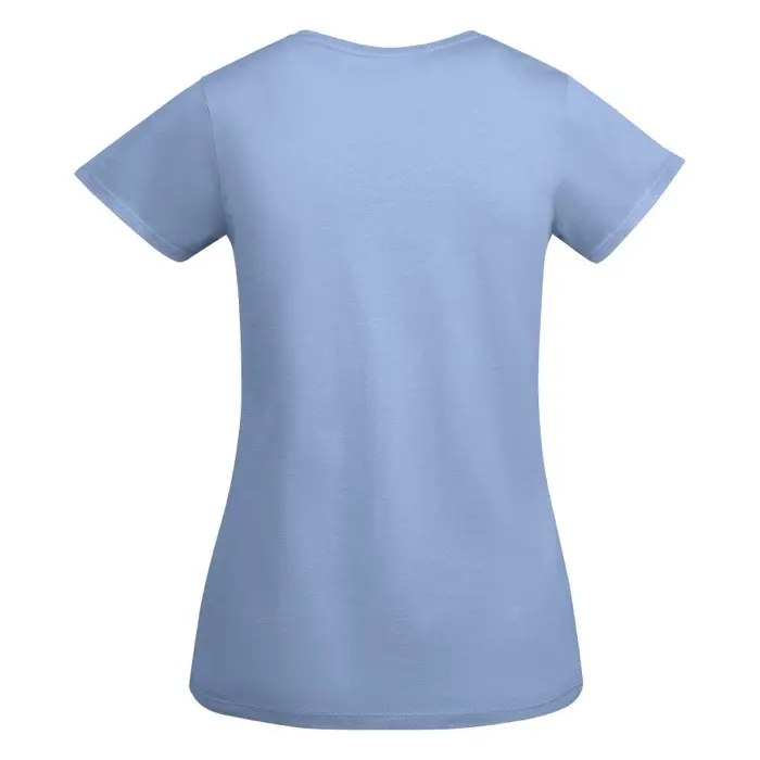 Camiseta de manga corta para mujer algodón orgánico Punto de jersey sencillo 100% Algodón orgánico, 175 g/m2 - Meke miniatura 3