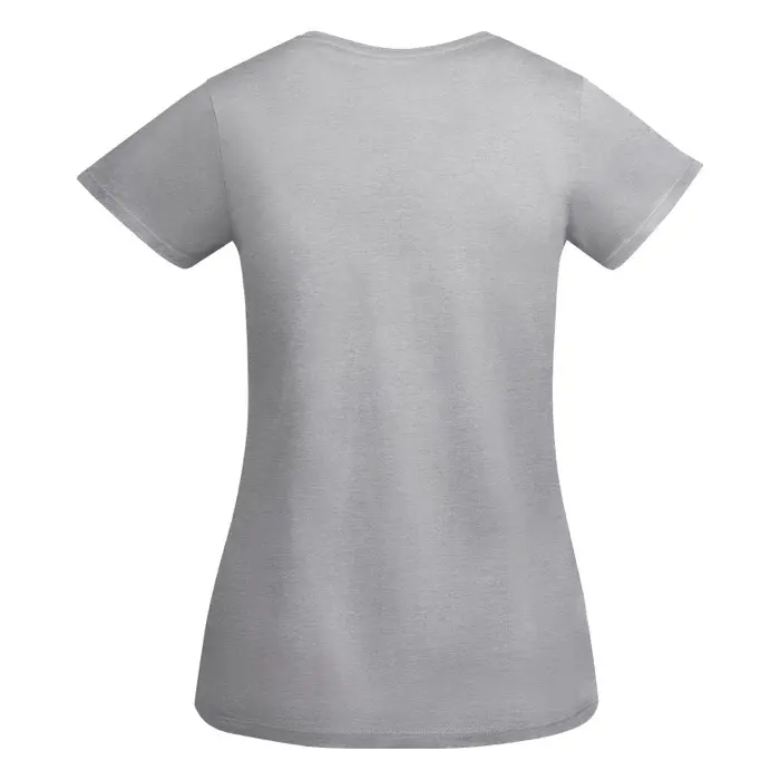 Camiseta de manga corta para mujer algodón orgánico Punto de jersey sencillo 85% Algodón orgánico, 15% Viscosa, 175 g/m2 - Meke miniatura 3