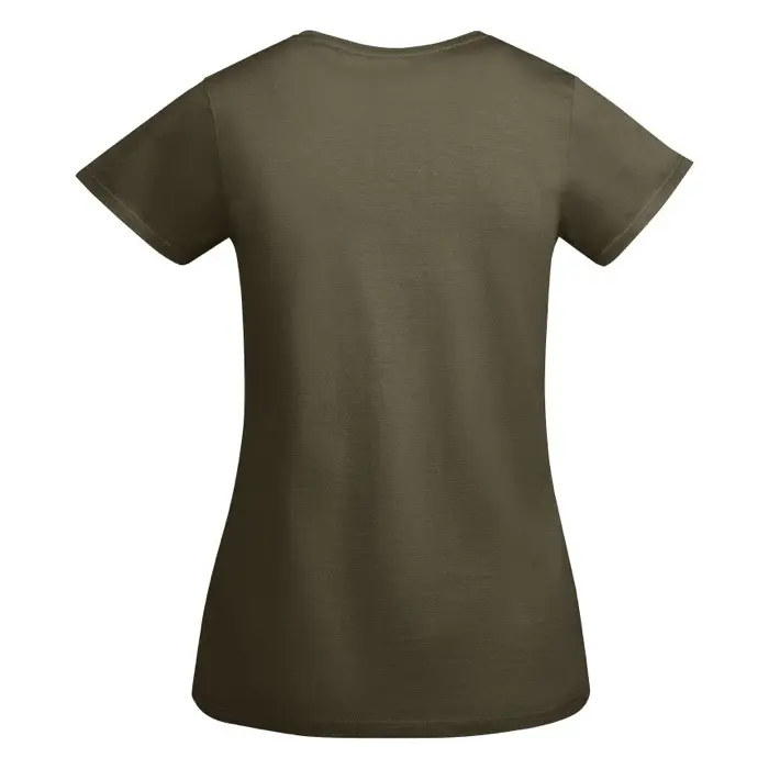 Camiseta de manga corta para mujer algodón orgánico Punto de jersey sencillo 100% Algodón orgánico, 175 g/m2 - Meke miniatura 3