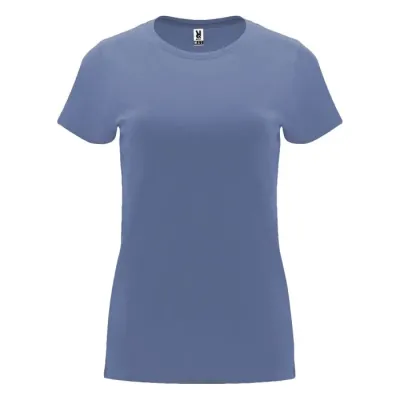 Camiseta de manga corta para mujer Punto de jersey sencillo 100% Algodón, 170 g/m2 - Xisu