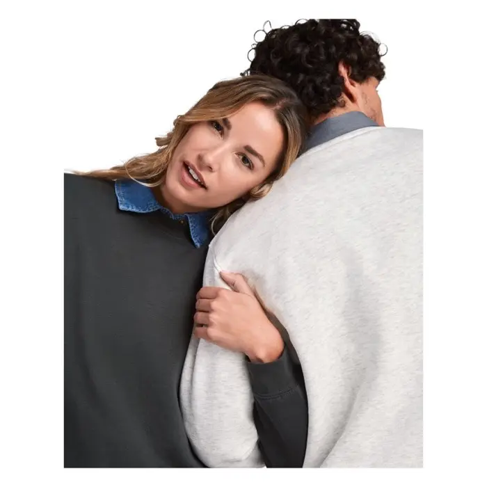 Sudadera de cuello redondo unisex Punto 55% Algodón, 40% Poliéster, 5% Viscosa, 280 g/m2 - Nadu miniatura 3