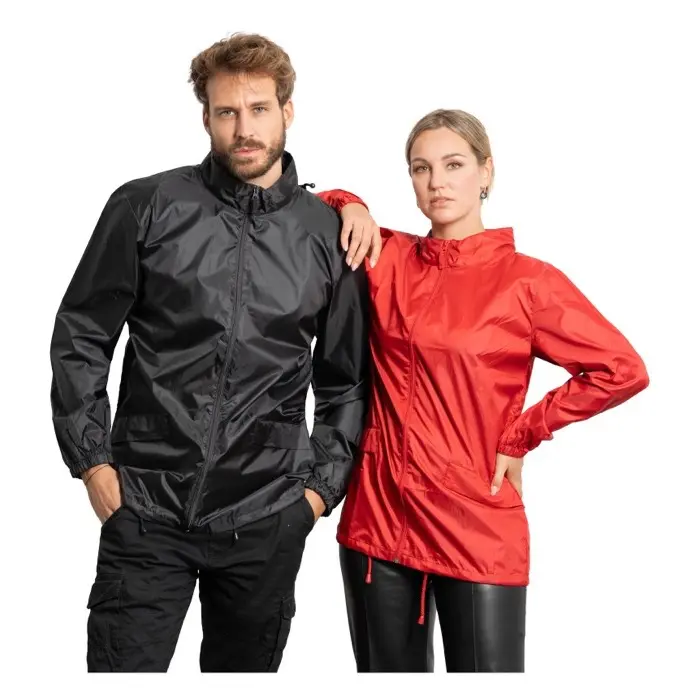 Chubasquero ligero unisex 100% Poliéster, 70 g/m2 - Pefu miniatura 3