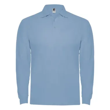 Polo de manga larga para hombre Punto piqué 100% Algodón, 220 g/m2 - Gose