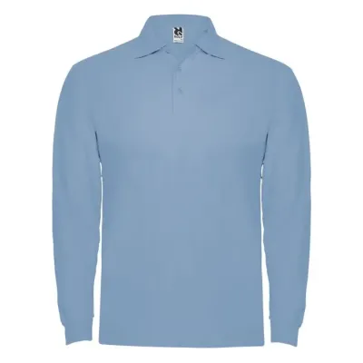 Polo de manga larga para hombre Punto piqué 100% Algodón, 220 g/m2 - Gose