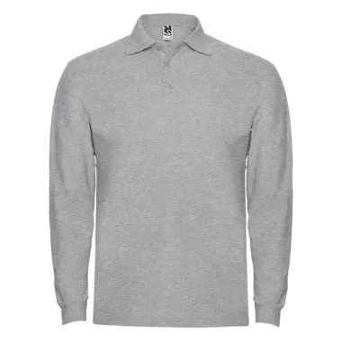 Polo de manga larga para hombre Punto piqué 85% Algodón, 15% Viscosa, 220 g/m2 - Gose