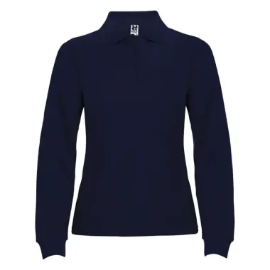 Polo de manga larga para mujer Punto piqué 100% Algodón, 220 g/m2 - Baxi