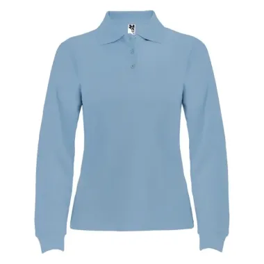 Polo de manga larga para mujer Punto piqué 100% Algodón, 220 g/m2 - Baxi