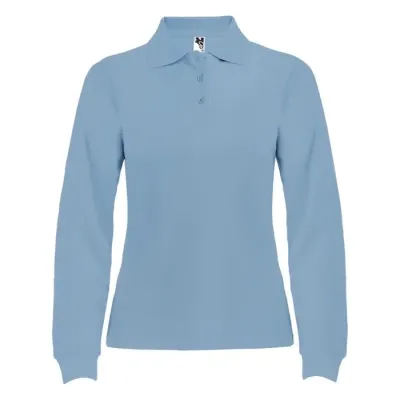 Polo de manga larga para mujer Punto piqué 100% Algodón, 220 g/m2 - Baxi