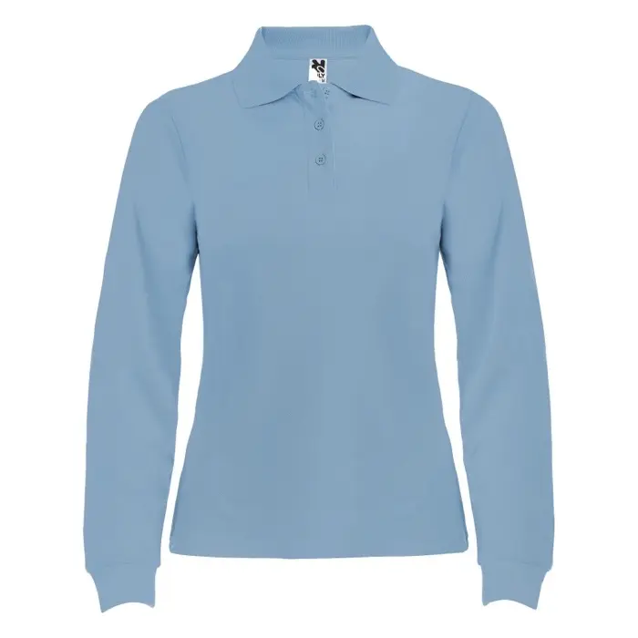 Polo de manga larga para mujer Punto piqué 100% Algodón, 220 g/m2 - Baxi miniatura 1